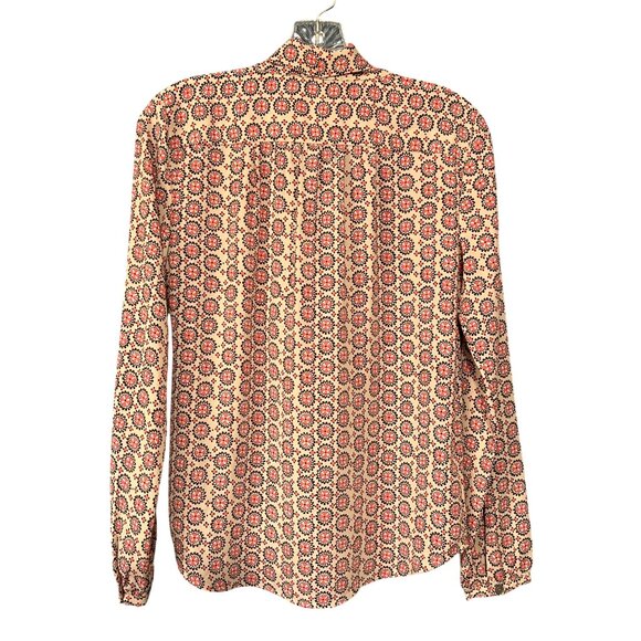 Ann Taylor Loft XS Print Long Sleeve Blouse - Picture 2 of 7